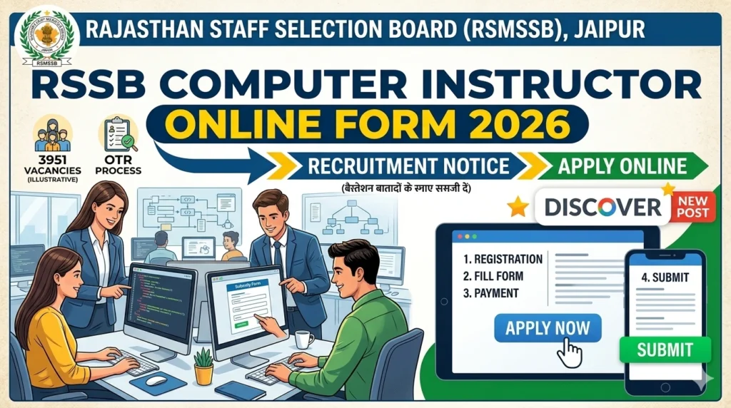 RSSB Computer Instructor Online Form 2026