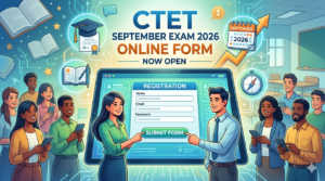 CTET September Exam Online Form 2026