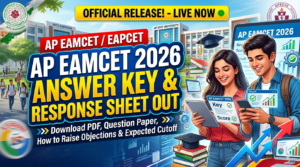 AP EAMCET Key 2026 (Expected Soon): Check AP EAPCET Preliminary Key, Response Sheet Link at cets.apsche.ap.gov.in