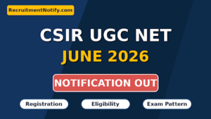 Joint CSIR-UGC NET June 2026