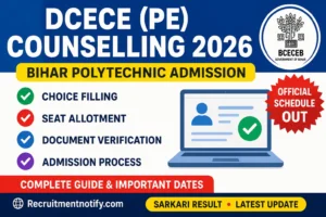 DCECE (PE) Counselling 2026