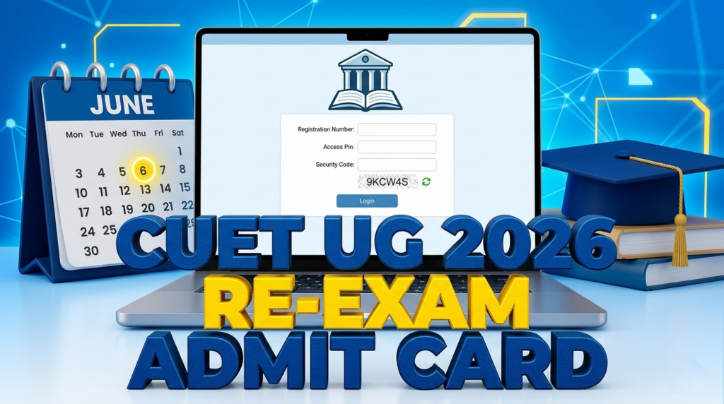 CUET (UG) 2026: Re-Exam Admit Card Released!