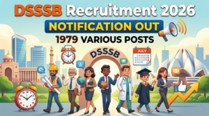 DSSSB Recruitment 2026: Notification Out for 1979 Various Posts