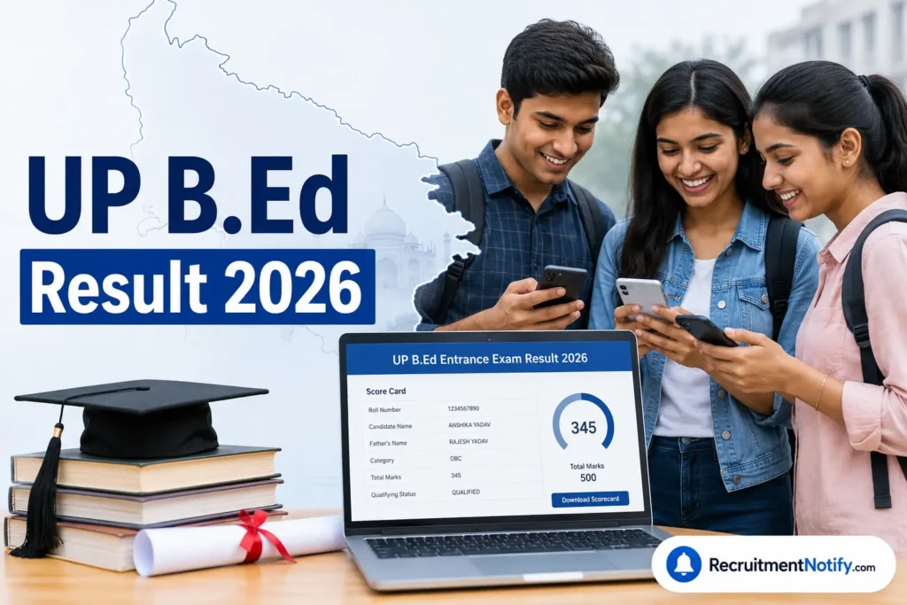 UP B.Ed Entrance Exam Result 2026: Scorecard Download Link, Expected Cut Off & Counselling