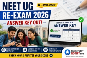 NEET UG Re-Exam 2026 Answer Key