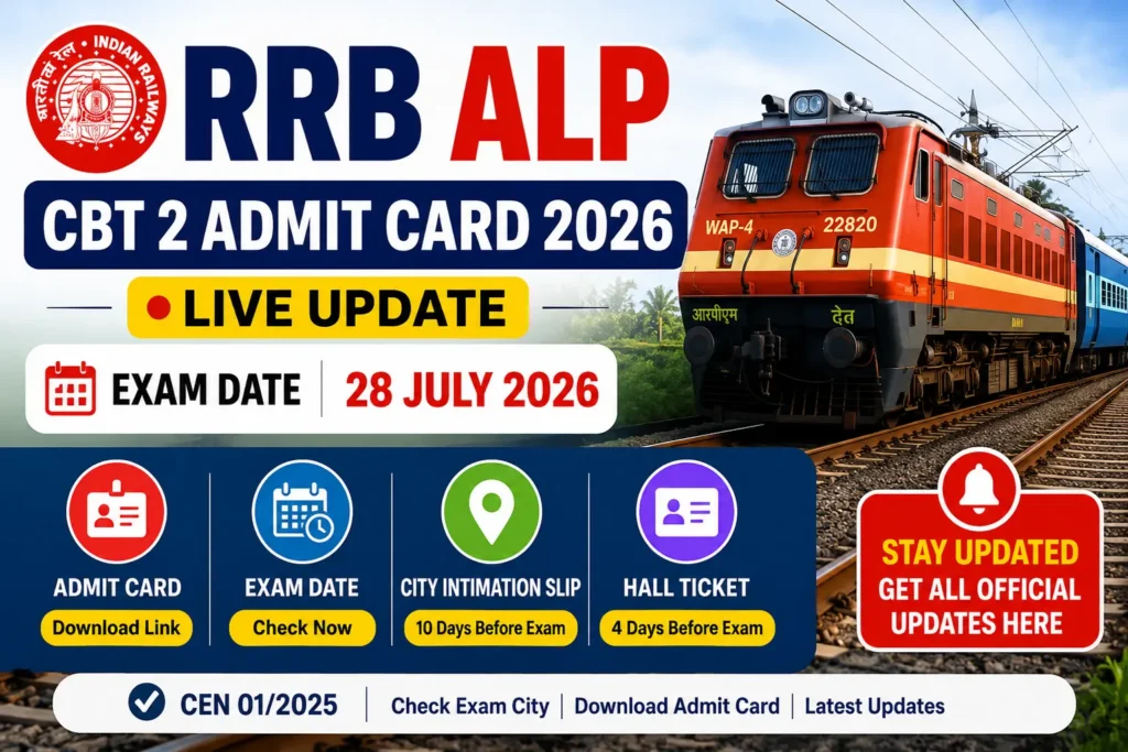 RRB ALP CBT 2 Admit Card 2026